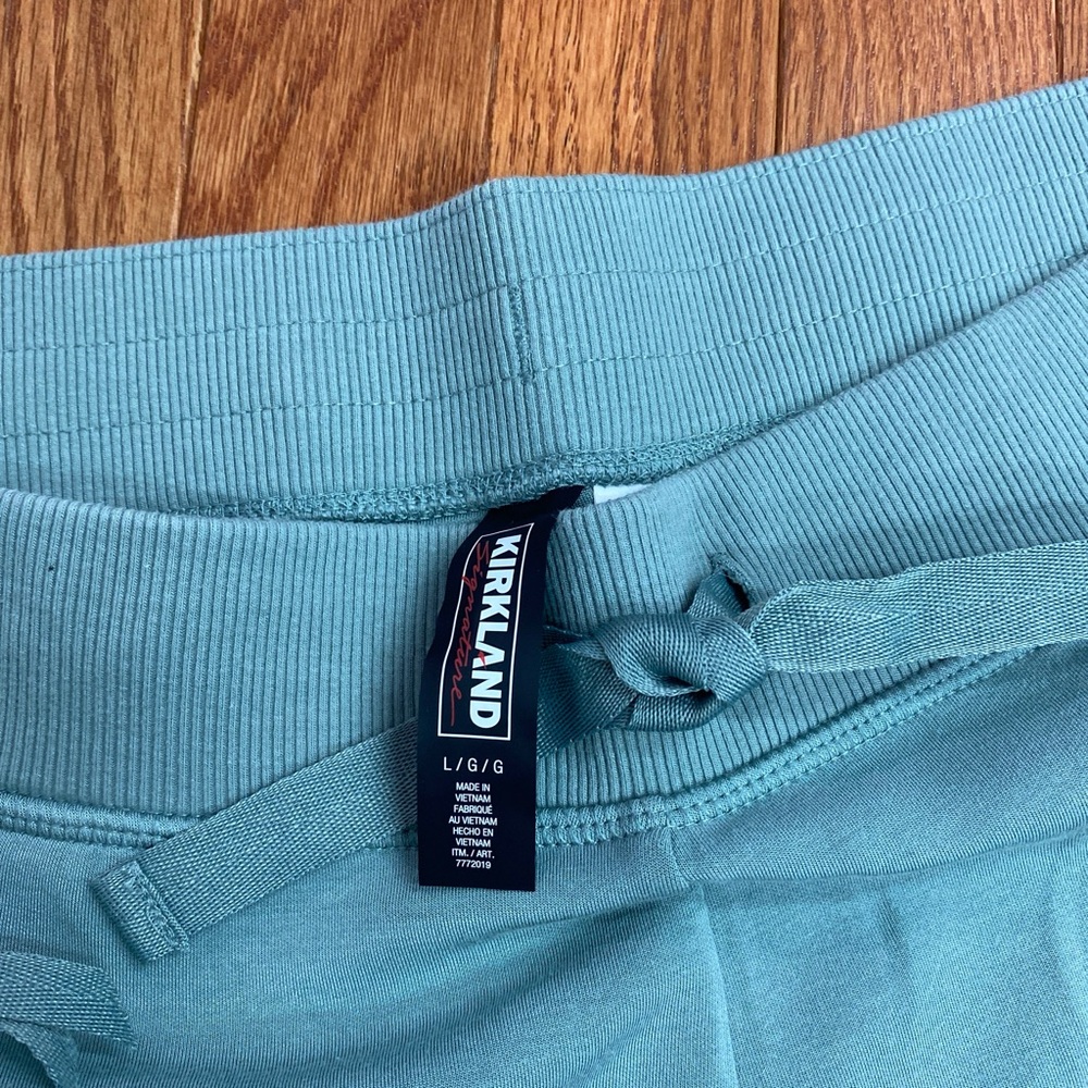 Kirkland Signature Teal Drawstring Waist Sweatpants - Picture 4 of 6